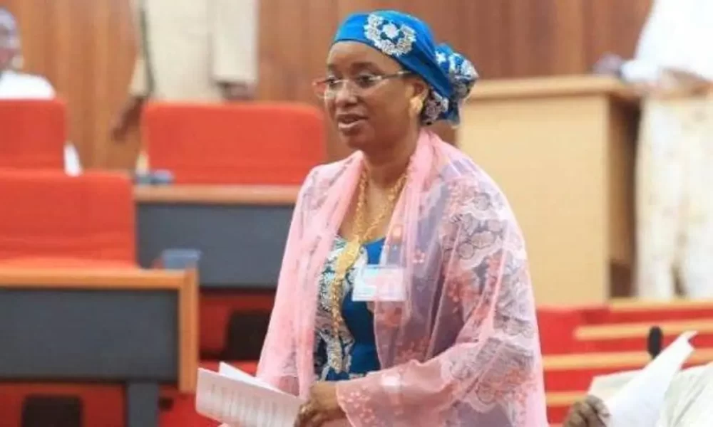 BREAKING: Aisha Binani floors Ribadu, Bindo, others to win APC governorship ticket 