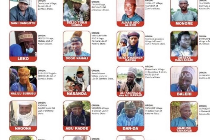 Just In: Military Releases Names Of Wanted Terror Commanders, Places N5m Bounty – See Full list