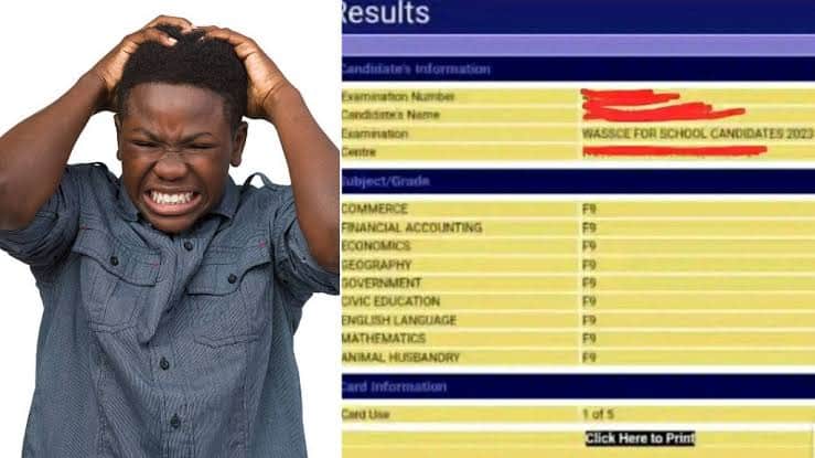 Nigerian Man who had 18 Girlfriends in School Scores F9 in all WAEC Subjects